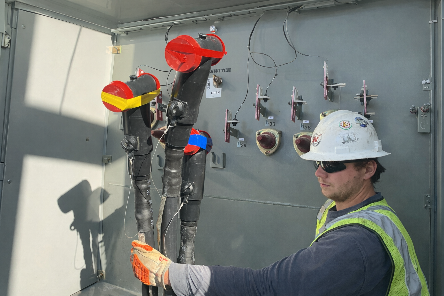 Medium voltage terminations completed project